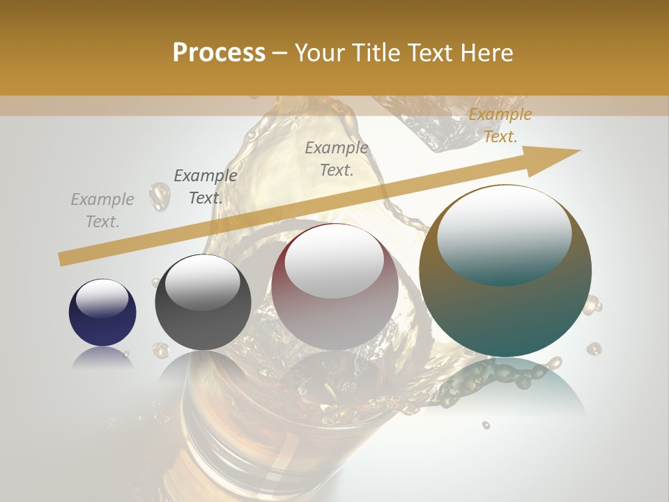 Soda Flow Bar PowerPoint Template