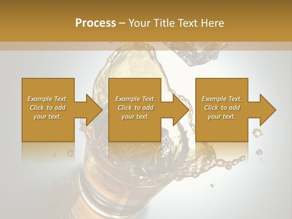 Soda Flow Bar PowerPoint Template