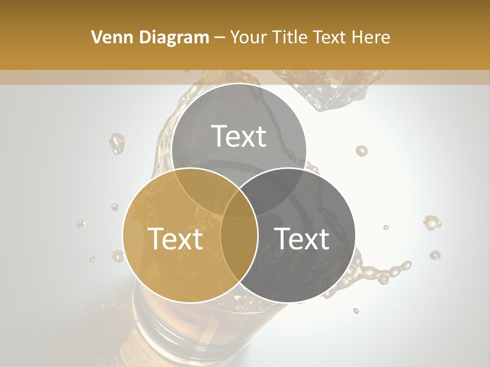 Soda Flow Bar PowerPoint Template