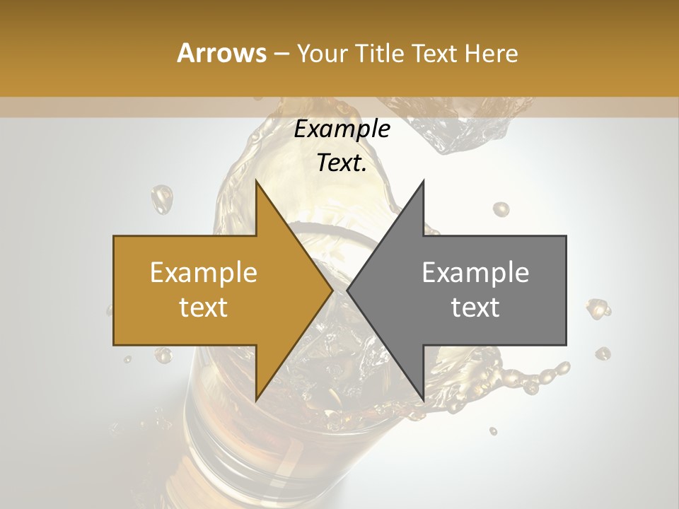 Soda Flow Bar PowerPoint Template
