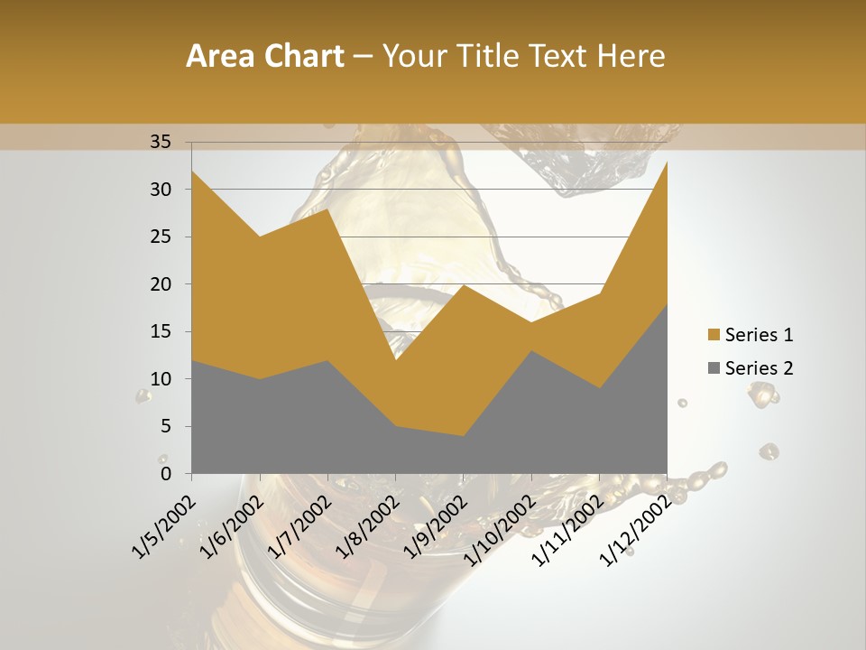Soda Flow Bar PowerPoint Template