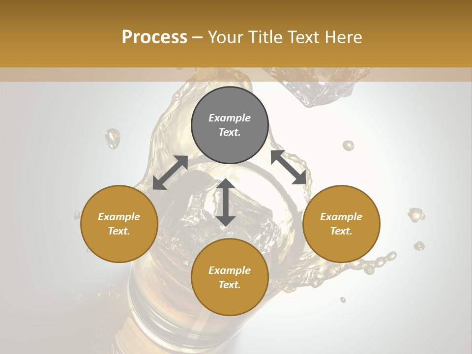 Soda Flow Bar PowerPoint Template