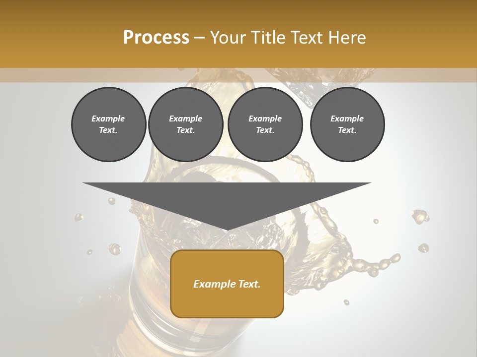 Soda Flow Bar PowerPoint Template