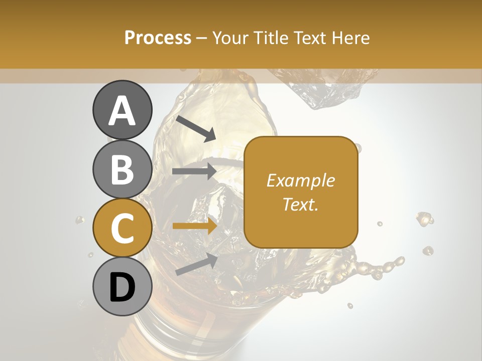 Soda Flow Bar PowerPoint Template