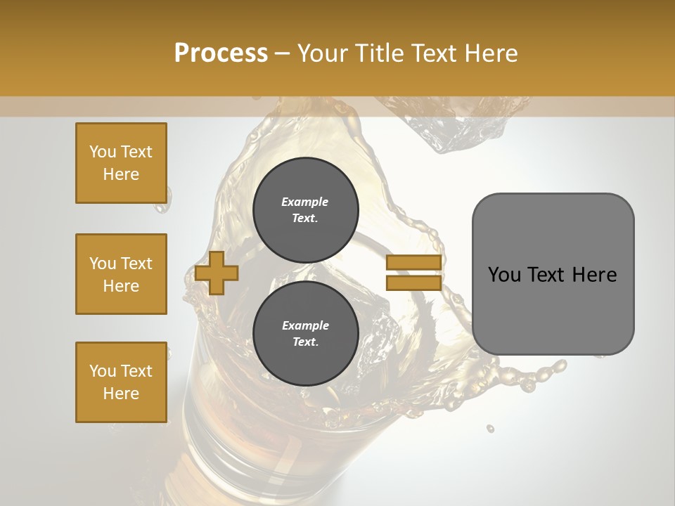 Soda Flow Bar PowerPoint Template