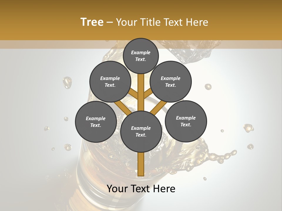 Soda Flow Bar PowerPoint Template