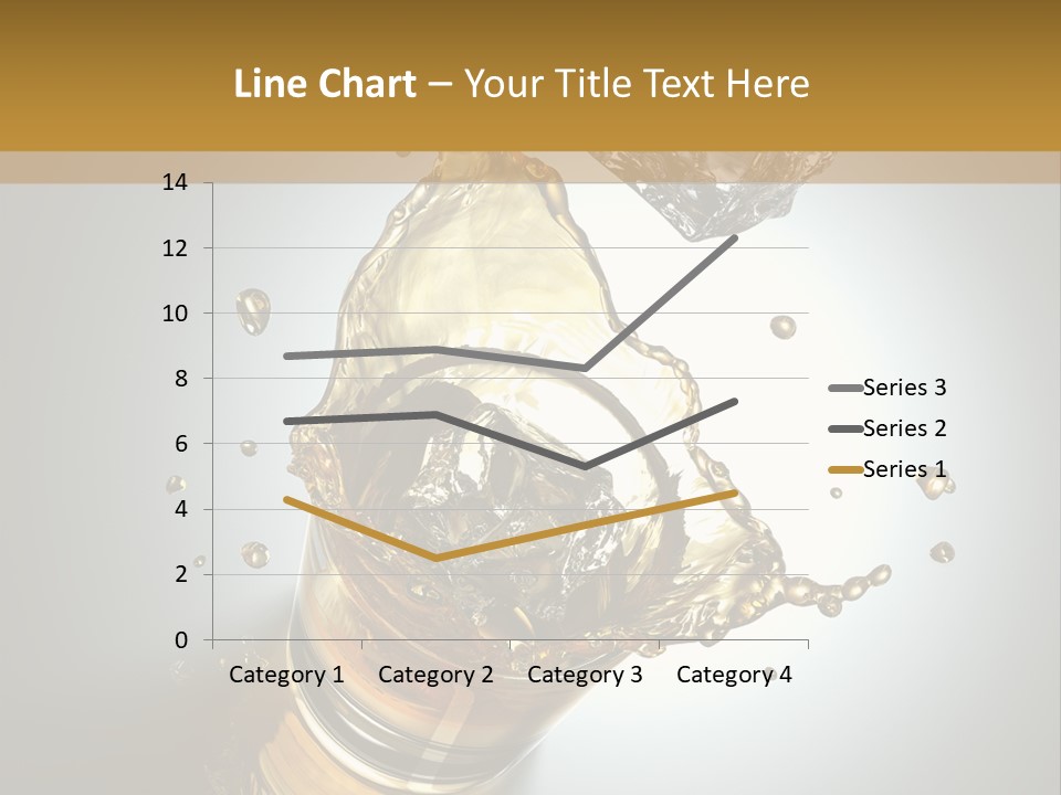 Soda Flow Bar PowerPoint Template