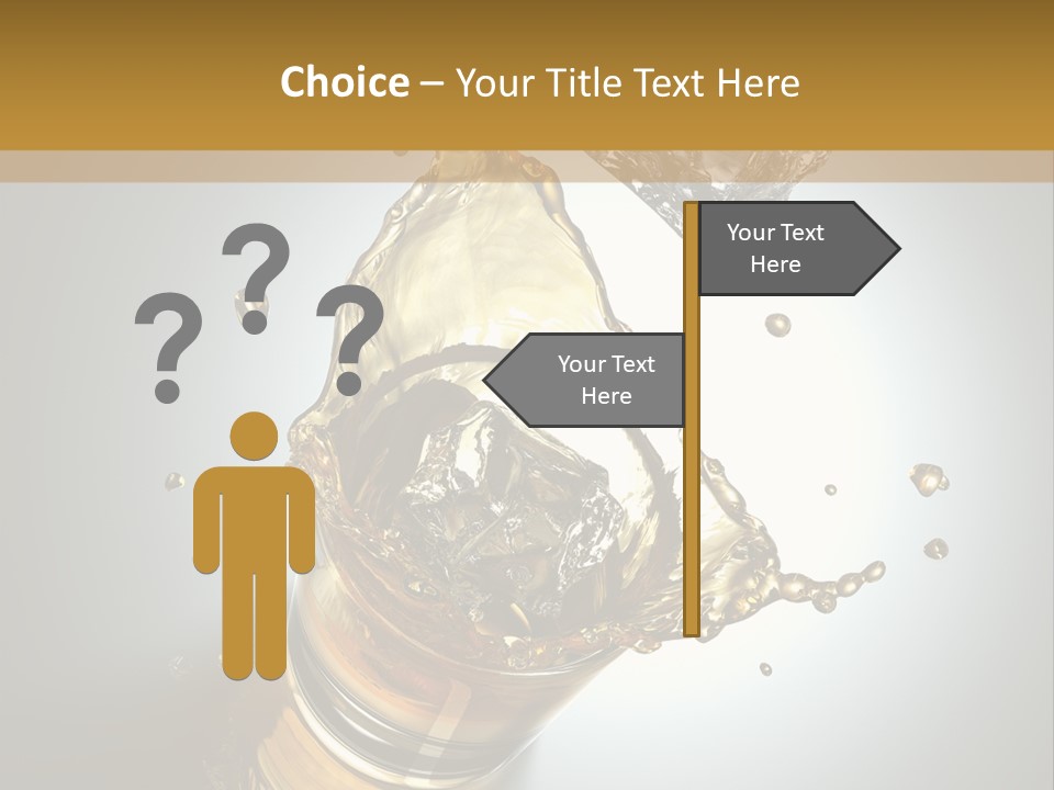 Soda Flow Bar PowerPoint Template