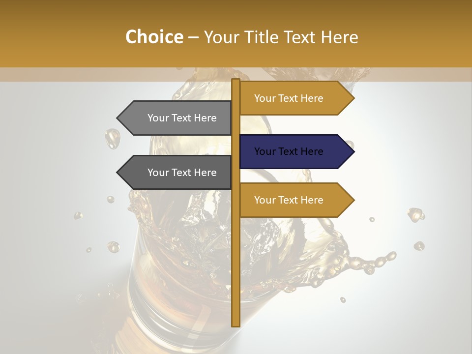 Soda Flow Bar PowerPoint Template