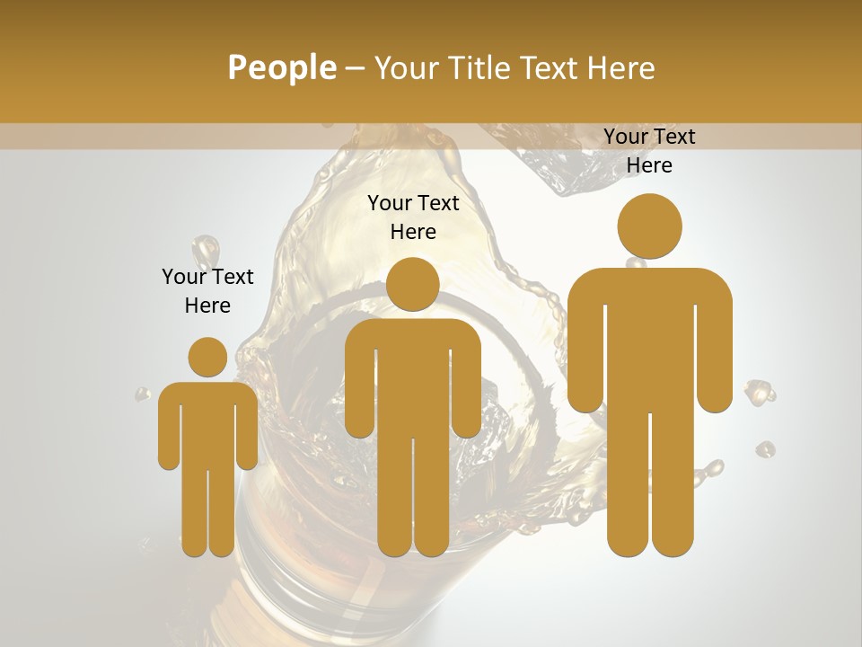 Soda Flow Bar PowerPoint Template