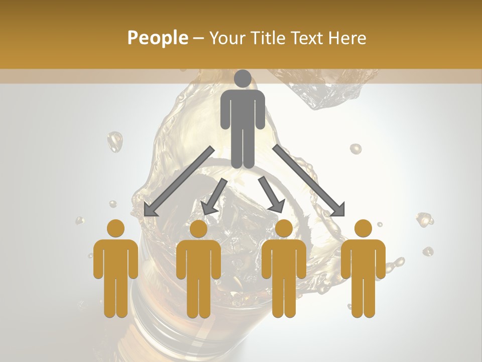 Soda Flow Bar PowerPoint Template