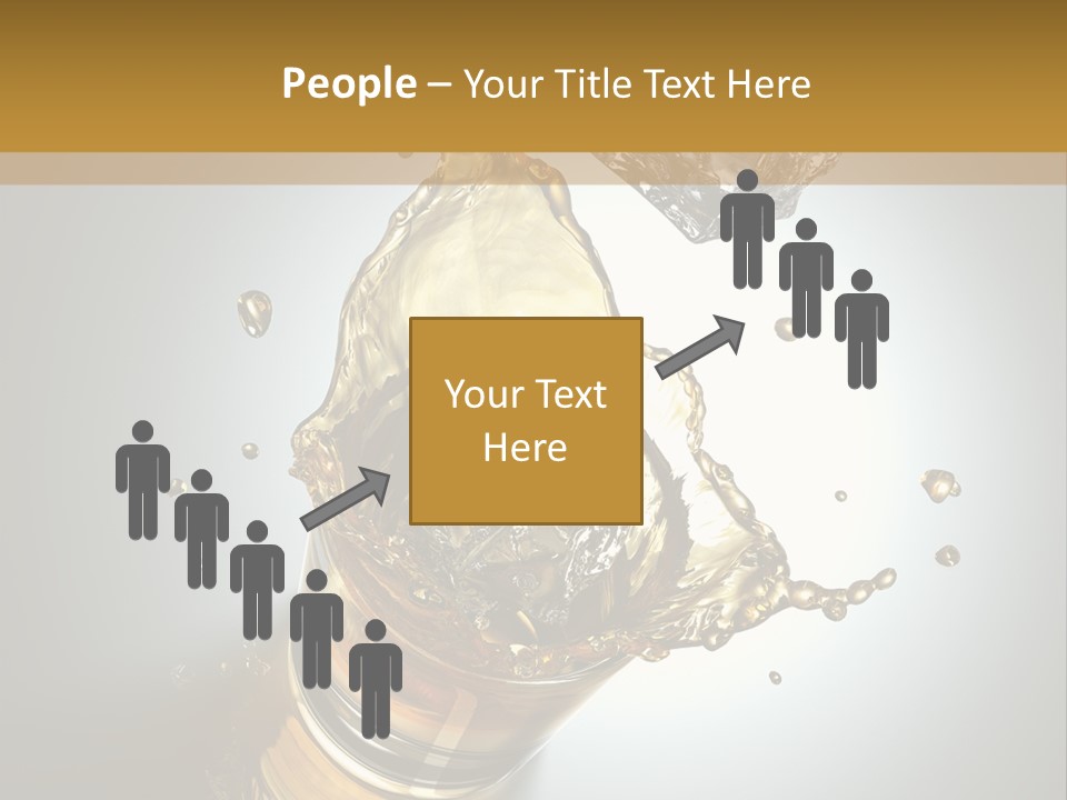 Soda Flow Bar PowerPoint Template