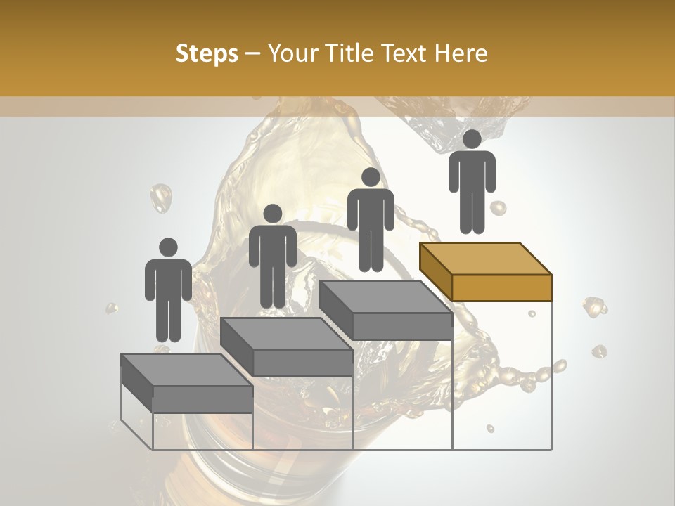 Soda Flow Bar PowerPoint Template