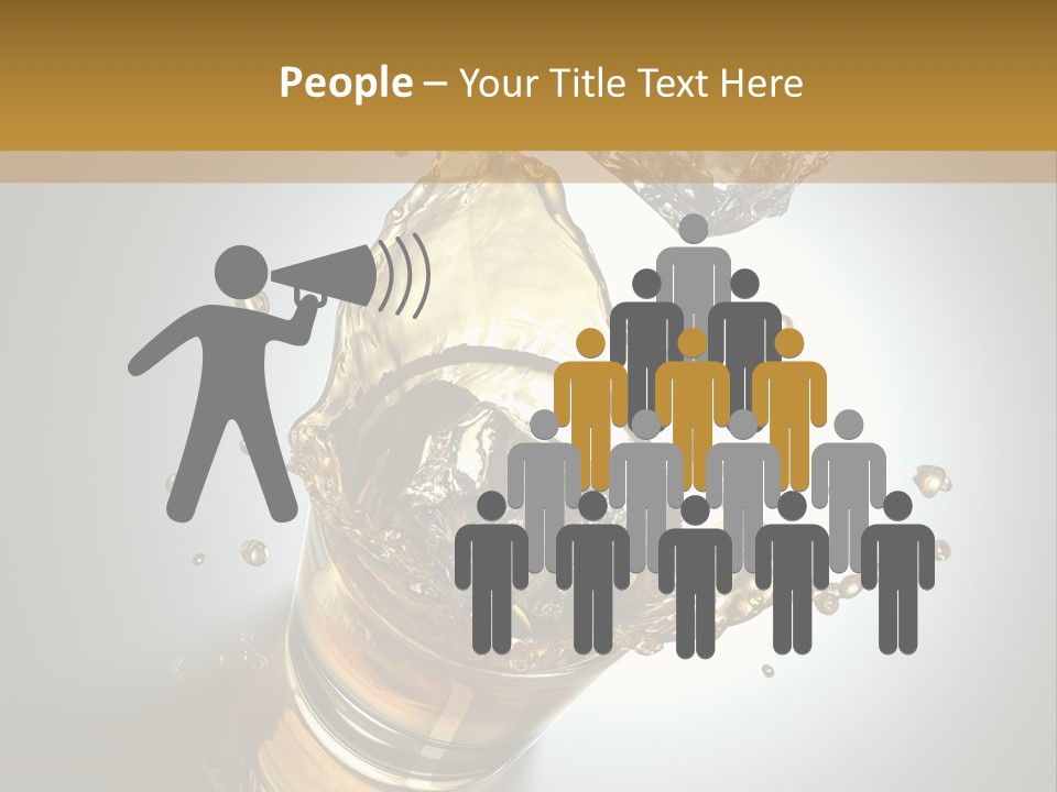 Soda Flow Bar PowerPoint Template