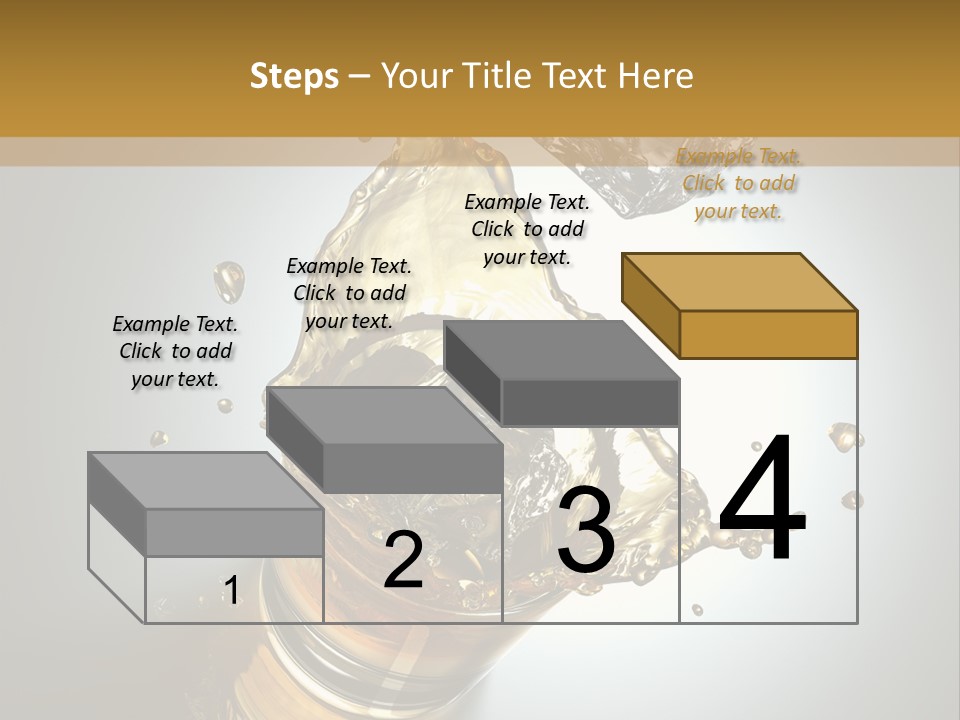 Soda Flow Bar PowerPoint Template