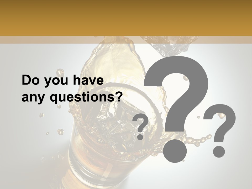 Soda Flow Bar PowerPoint Template