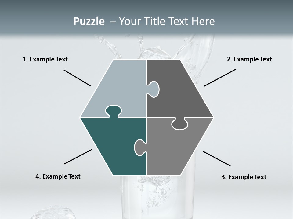 Liquid Blend Splashing PowerPoint Template