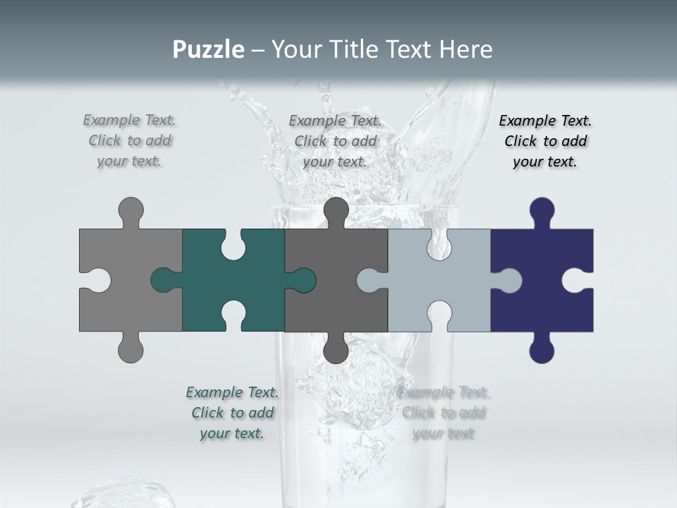 Liquid Blend Splashing PowerPoint Template