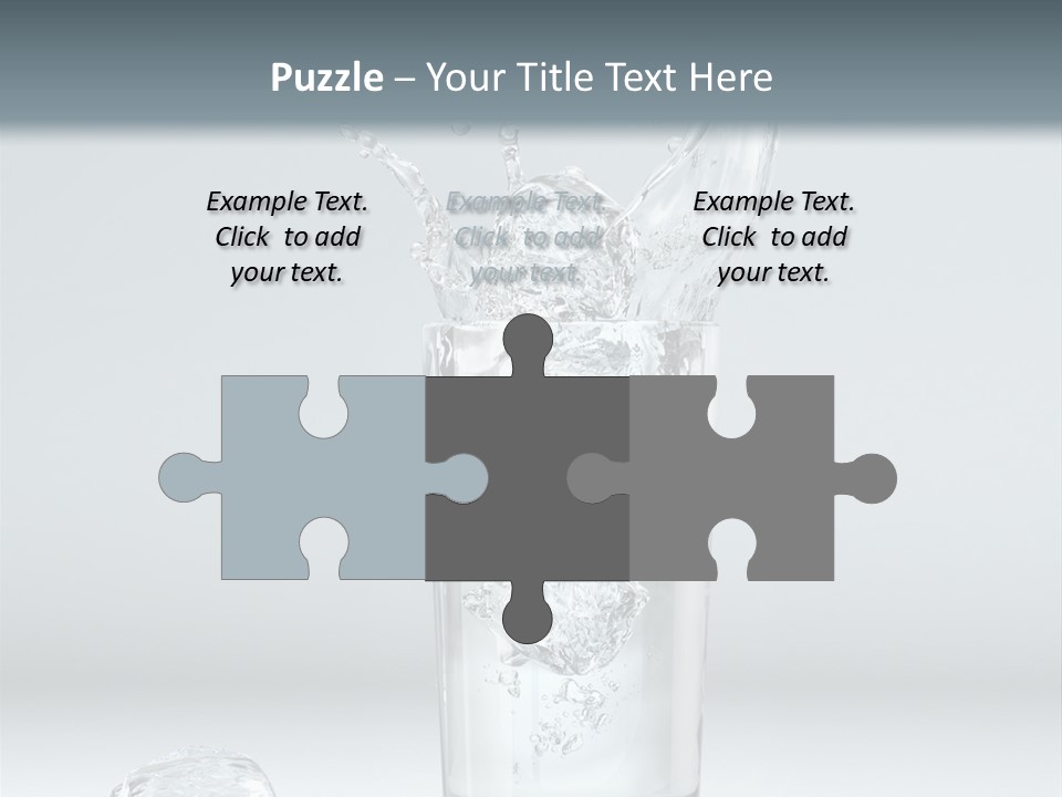 Liquid Blend Splashing PowerPoint Template