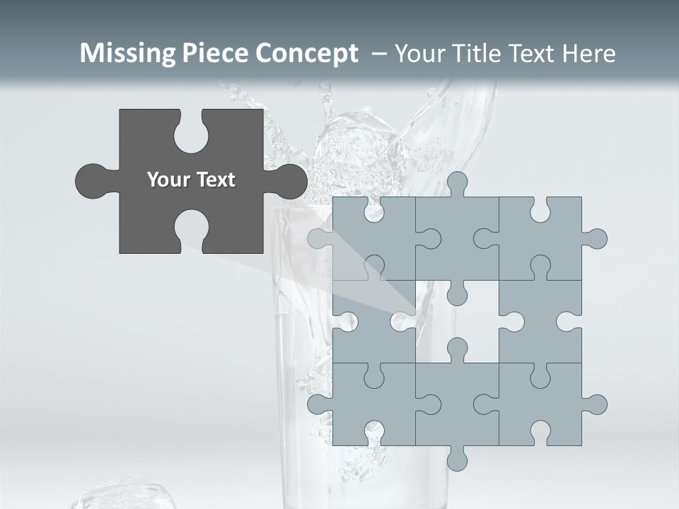 Liquid Blend Splashing PowerPoint Template