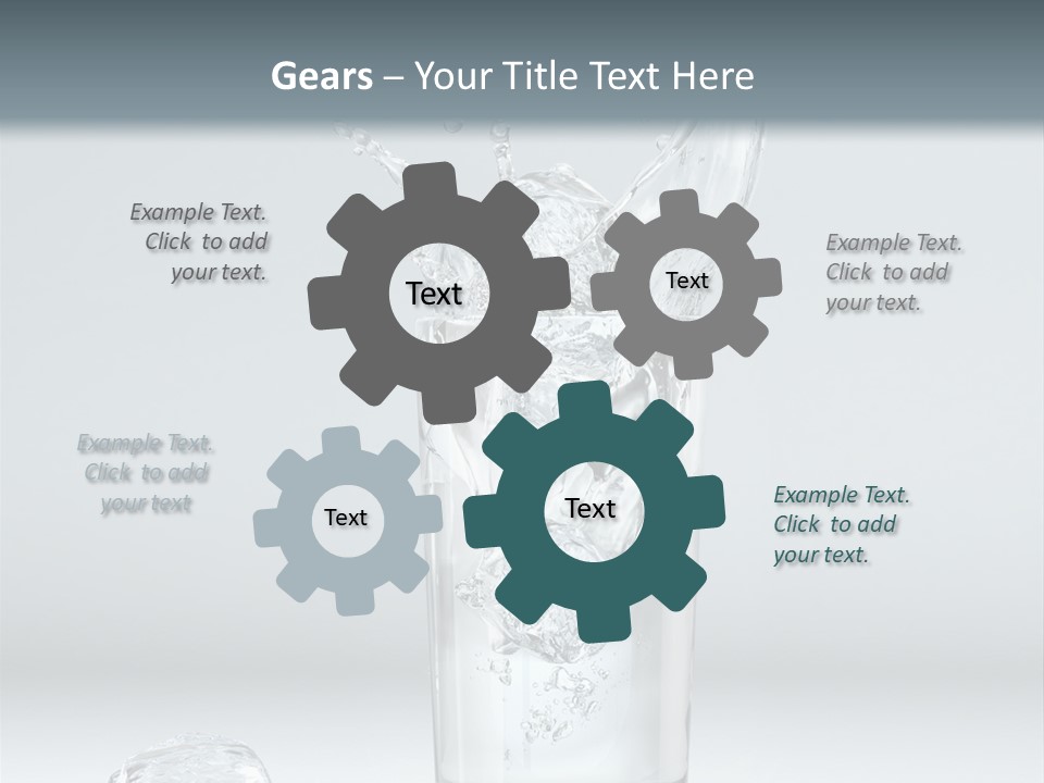 Liquid Blend Splashing PowerPoint Template