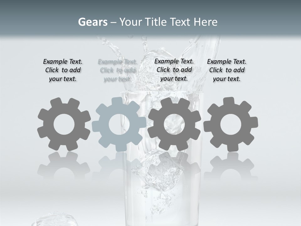 Liquid Blend Splashing PowerPoint Template