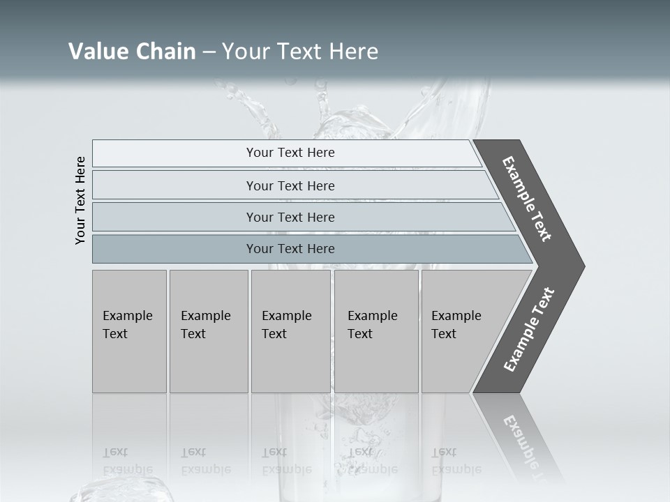 Liquid Blend Splashing PowerPoint Template