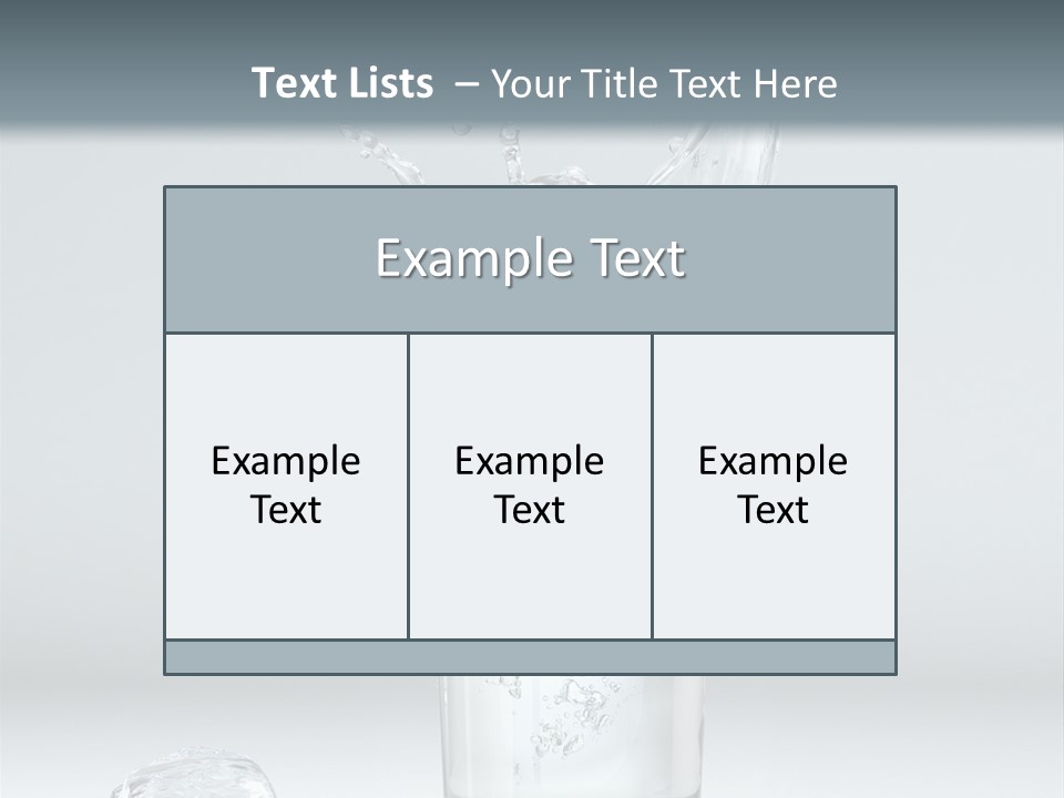 Liquid Blend Splashing PowerPoint Template