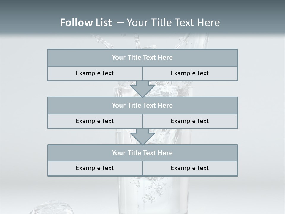 Liquid Blend Splashing PowerPoint Template
