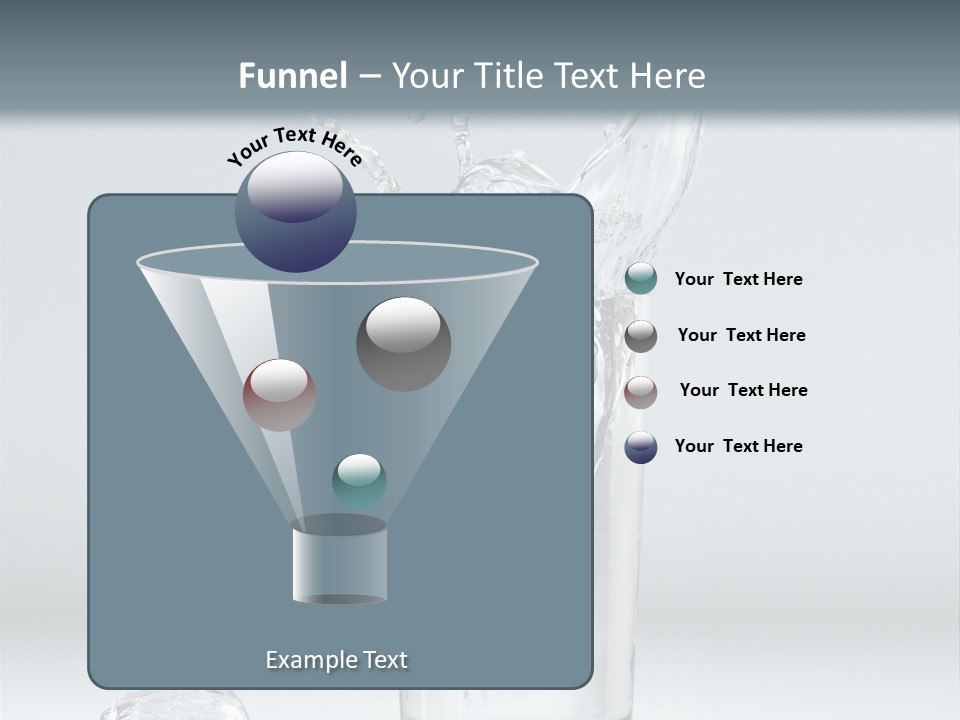 Liquid Blend Splashing PowerPoint Template