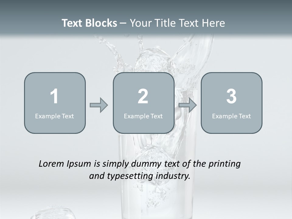 Liquid Blend Splashing PowerPoint Template