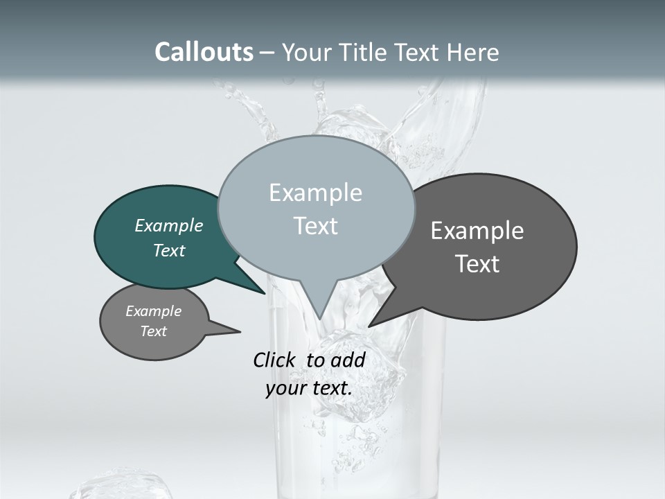 Liquid Blend Splashing PowerPoint Template