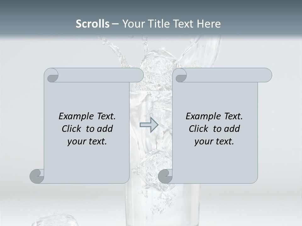 Liquid Blend Splashing PowerPoint Template