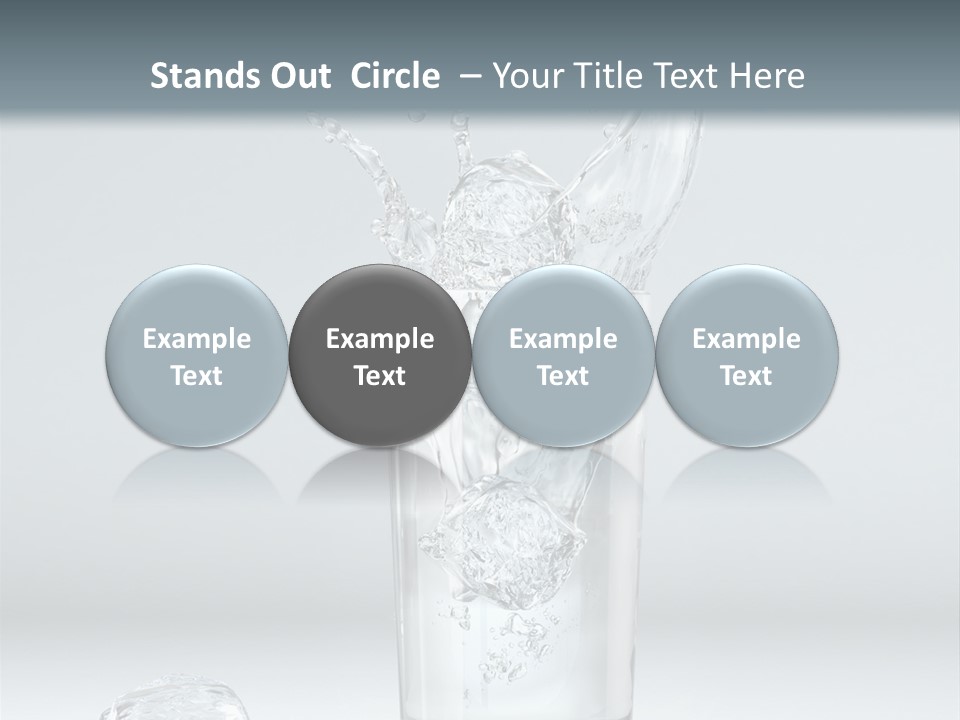 Liquid Blend Splashing PowerPoint Template