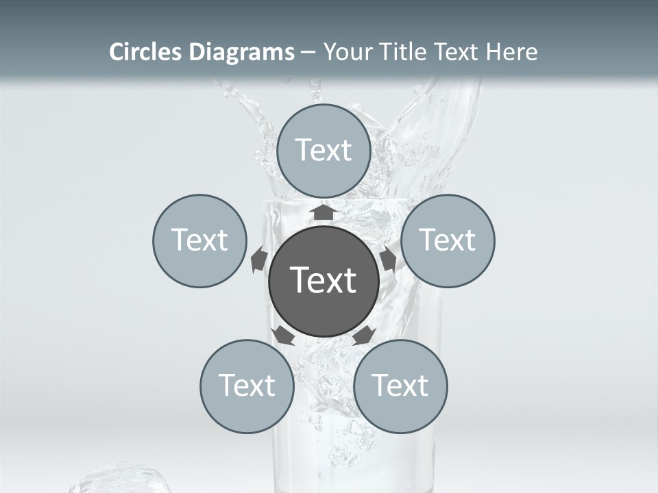 Liquid Blend Splashing PowerPoint Template