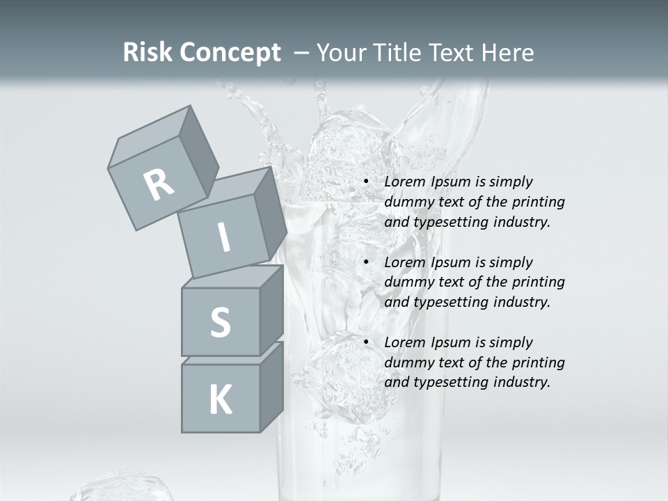 Liquid Blend Splashing PowerPoint Template