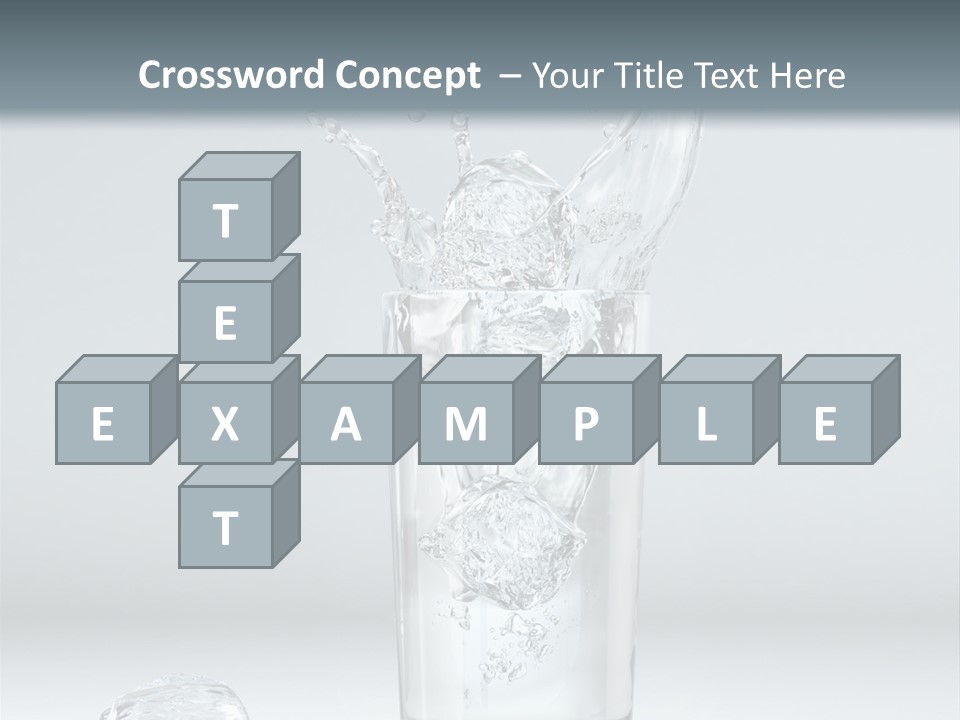 Liquid Blend Splashing PowerPoint Template