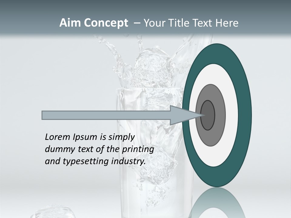 Liquid Blend Splashing PowerPoint Template