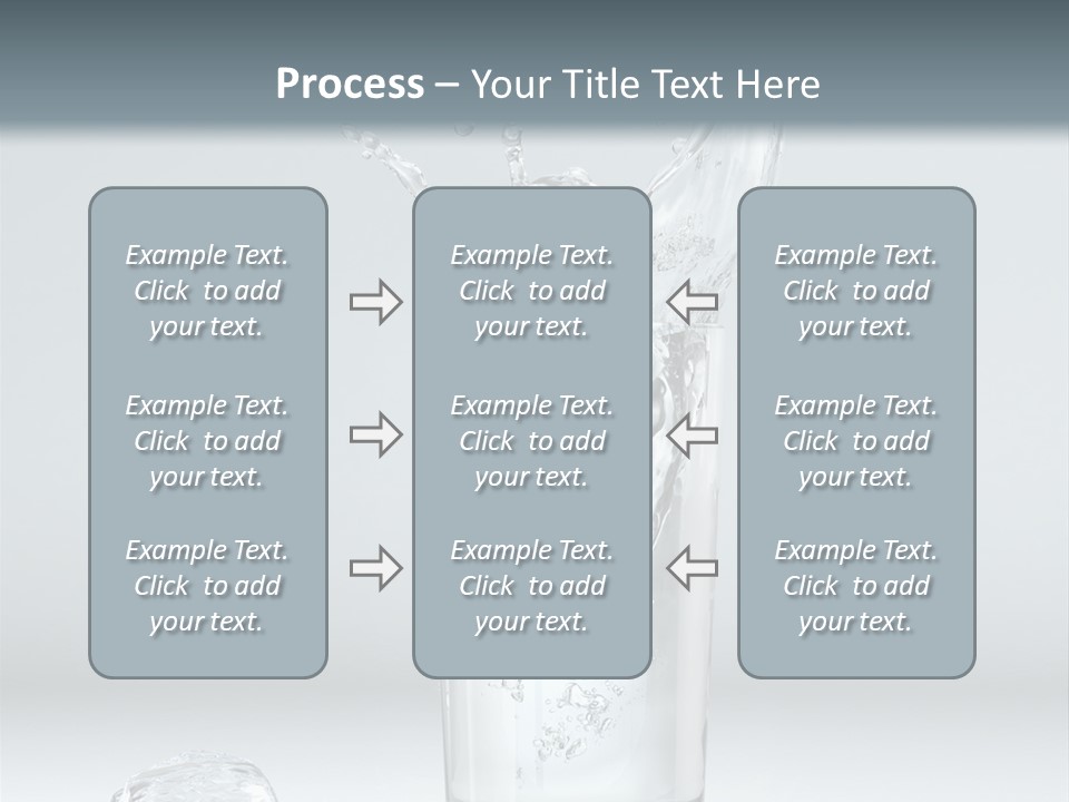Liquid Blend Splashing PowerPoint Template