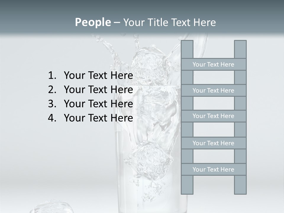 Liquid Blend Splashing PowerPoint Template