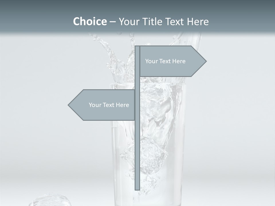 Liquid Blend Splashing PowerPoint Template