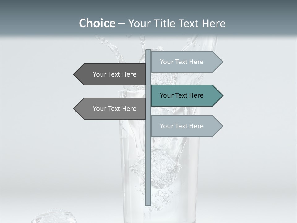 Liquid Blend Splashing PowerPoint Template