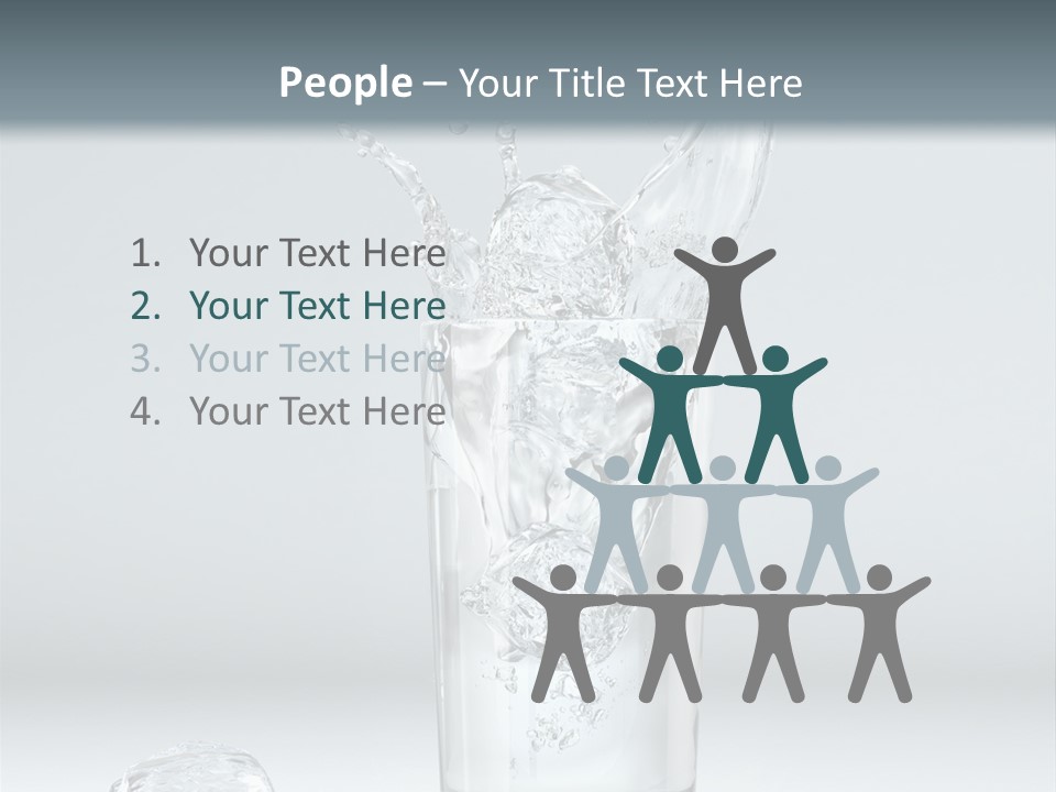 Liquid Blend Splashing PowerPoint Template