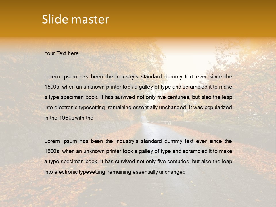 Grove Seasonal Rest PowerPoint Template