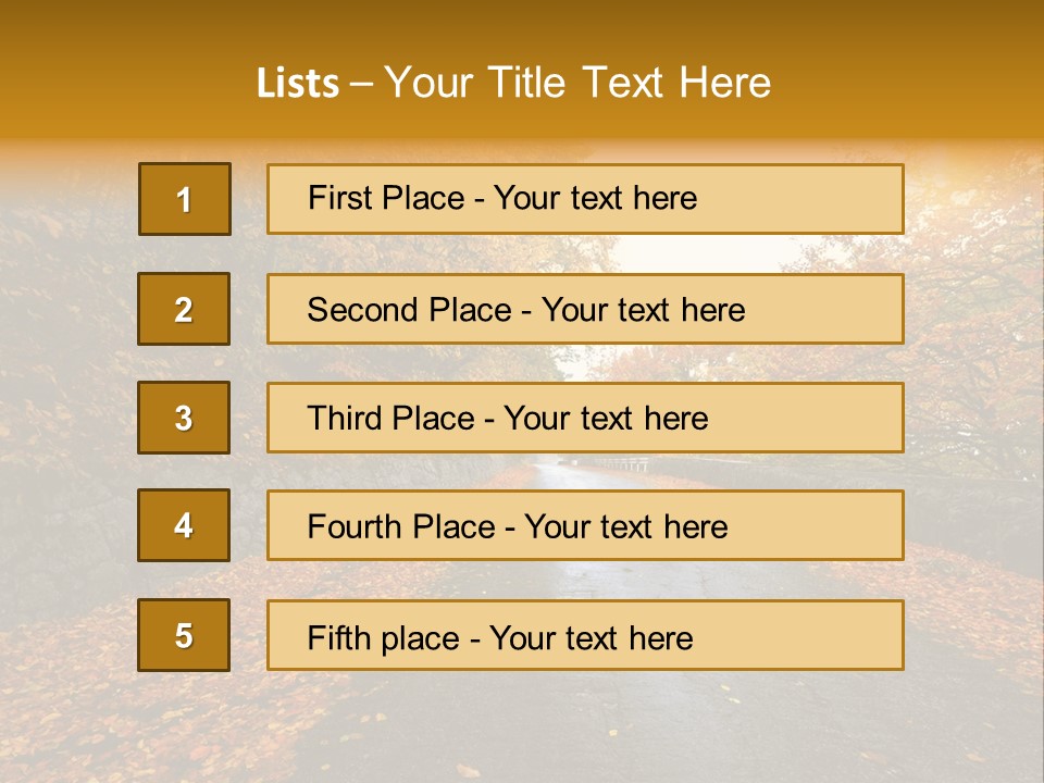 Grove Seasonal Rest PowerPoint Template