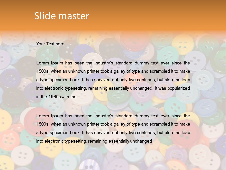 Collection Shapes Sew PowerPoint Template