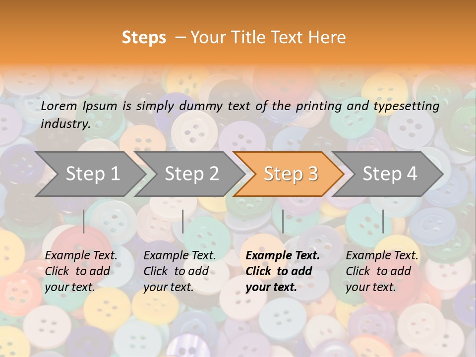Collection Shapes Sew PowerPoint Template