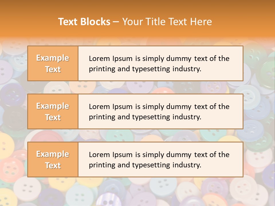 Collection Shapes Sew PowerPoint Template