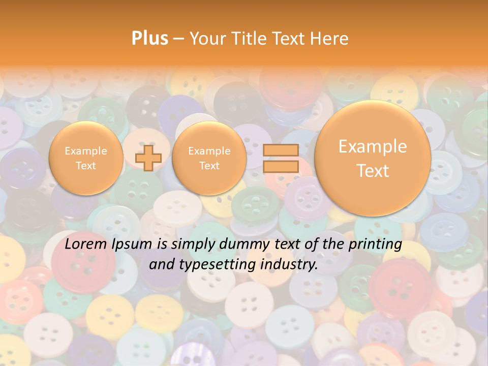 Collection Shapes Sew PowerPoint Template