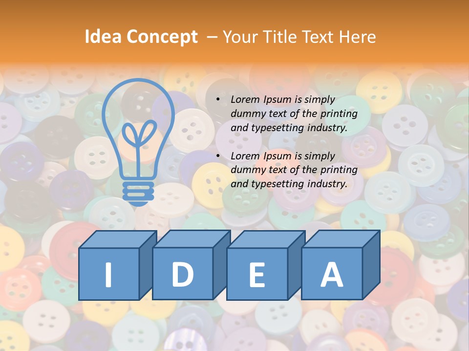 Collection Shapes Sew PowerPoint Template